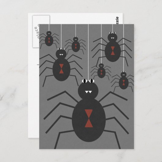 クモ ポストカード (正面/裏面)