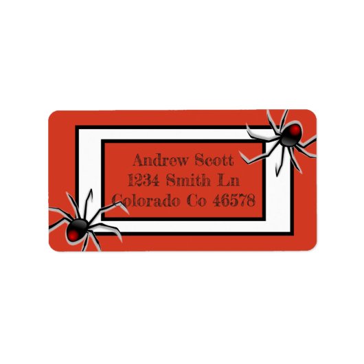 クモ ラベル (正面)