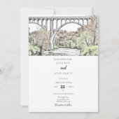 クヤホガナショナルパーク秋の結婚式招待状 招待状 (正面)