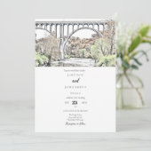 クヤホガナショナルパーク秋の結婚式招待状 招待状 (スタンド正面)