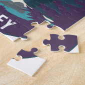 クヤホガバレーオハイオ国立公園の滝 ジグソーパズル (側面)