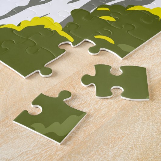 クヤホガバレーナショナルパークオハイオヴィンテージ ジグソーパズル (側面)