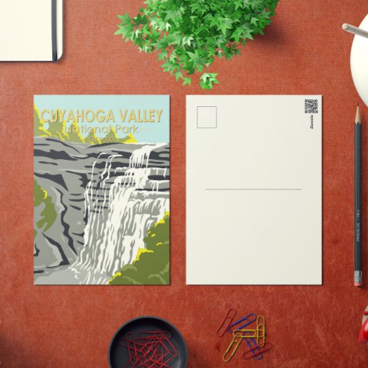 クヤホガバレーナショナルパークオハイオヴィンテージ ポストカード