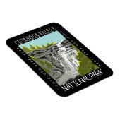 クヤホガバレーナショナルパークオハイオ動揺してー マグネット (右側)