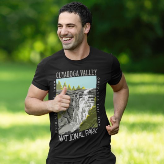 クヤホガバレーナショナルパークオハイオ動揺してー Tシャツ