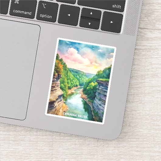 クヤホガバレー国立公園ウォーター絵画カラー シール (詳細)