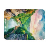 クヤホガバレー国立公園ウォーター絵画カラー マグネット (横)