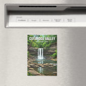 クヤホガバレー国立公園オハイオ旅行 マグネット (インサイチュ (食洗機))