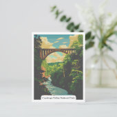 クヤホガバレー国立公園オハイオUSAポストカード ポストカード (スタンド正面)