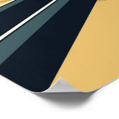 クヤホガバレー国立公園ヴィンテージ旅行アート ポスター (角)