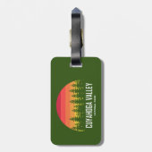 クヤホガバレー国立公園 ラゲッジタグ (裏面縦)