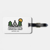 クヤホガバレー国立公園 ラゲッジタグ (裏面横)