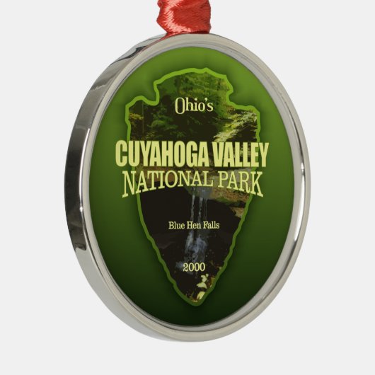 クヤホガバレーNP （矢印） メタルオーナメント (右)