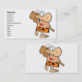 クラおもしろいブ付き漫画のキャブマン 名刺 (正面/裏面)