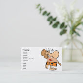 クラおもしろいブ付き漫画のキャブマン 名刺 (スタンド正面)