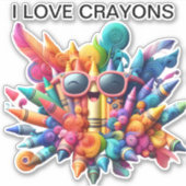 クライアンカラフルスカスタムカットビニールシール シール (正面)