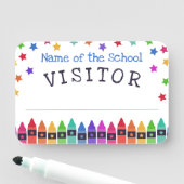 クライアンカラフルズスターズウェルカムビジター 名札 (インサイチュ)