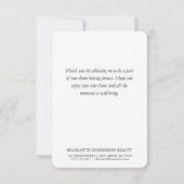 クライアントおめでとう新しいホームブラウン絵を描チップ ノートカード (裏面)