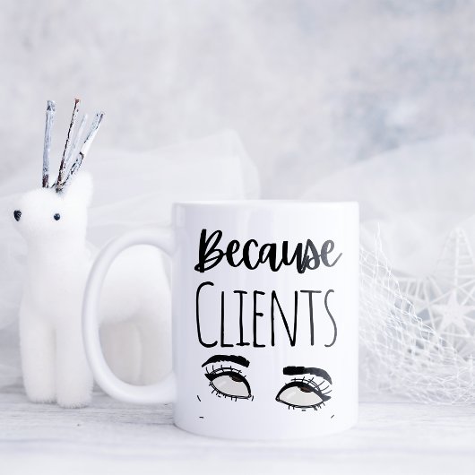 クライアントおもしろいが コーヒーマグカップ