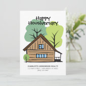 クライアントのハッピーハウス記念日 カード (スタンド正面)