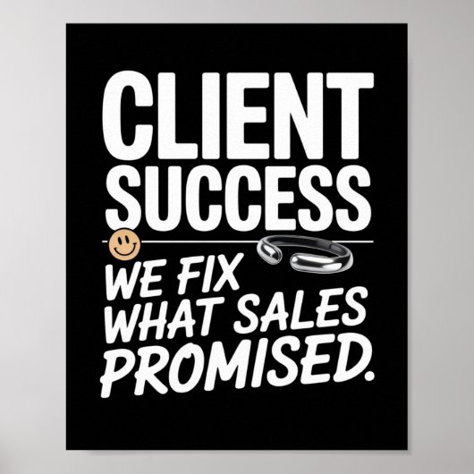 クライアントの成功 – デルはセールスの約束を修正 ポスター (正面)