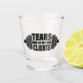 クライアントの涙のパーソナルトレーナーギフトの汚れ ショットグラス