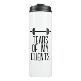 クライアントの涙のパーソナルトレーナーギフトの汚れ タンブラー
