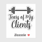 クライアントの涙のパーソナルトレーナープレゼント シール (シート)