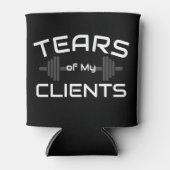 クライアントの涙パーソナルトレーナーギフトカッコいい缶 缶クーラー (正面)