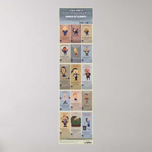 クライアントの素晴らしい世界 ポスター (正面)