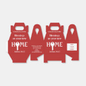 クライアントへの不動産仲介業者新しいホーム終了ギフト フェイバーボックス (折り畳みなし)