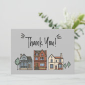 クライアント新しいホームフラットサンキューカード サンキューカード (スタンド正面)