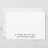 クライアント新しいホームフラットサンキューカード サンキューカード (裏面)