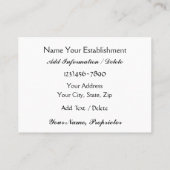 クライアント用VIPカード – SRF 名刺 (裏面)