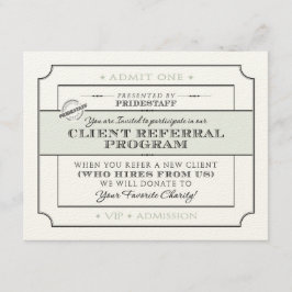 クライアント紹介プログラムの招待状 招待状