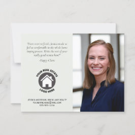 クライアント連絡レビュー情報写真実在エステート ポストカード