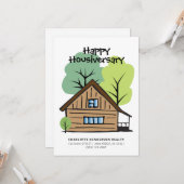 クライアント ハッピー ハウスアニバーサリー カード (正面/裏面インサイチュ)