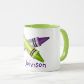 クライアンパーソナライズされたズアート先生アーティストギフトマグ マグカップ (正面右)