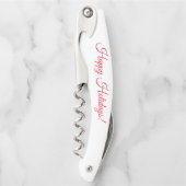 クライアン企業のトクリスマスプレゼントワインボトル ソムリエナイフ (正面)