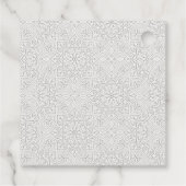 クライエレガントウ華美・ウォーター・カラー結婚・ピーコック フェイバータグ (裏面)