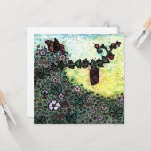 クライサリス空白のファインアートグリーティングカード カード (正面/裏面インサイチュ)