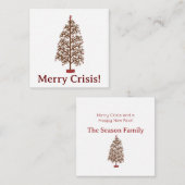クライシスメリープレオーナークリスマスツリー エンクロージャーカード (正面/裏面)