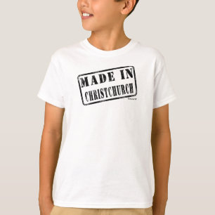 クライストチャーチで作られる Tシャツ