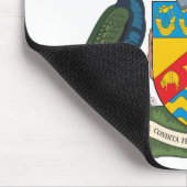 クライストチャーチの紋章付き外衣 マウスパッド (コーナー)