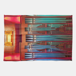 クライストチャーチタウンホールオルガンティータオル キッチンタオル