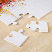 クライストチャーチニュージーランドのスカイライン ジグソーパズル (側面)