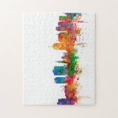 クライストチャーチニュージーランドのスカイライン ジグソーパズル (縦)