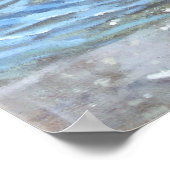 クライストチャーチハーバースワンとボート ポスター (角)