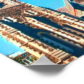 クライストチャーチ大聖堂ニュージーランド旅行 ポスター (角)