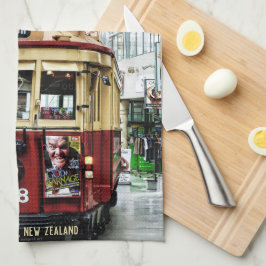 クライストチャーチ市内観光トラム No.178 NZ キッチンタオル
